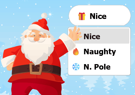 Nice, Naughty, North Pole difficulties and sticker unlocks