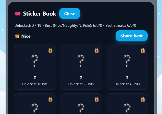 Share your unlocks, challenge a friend, and make fun social posts