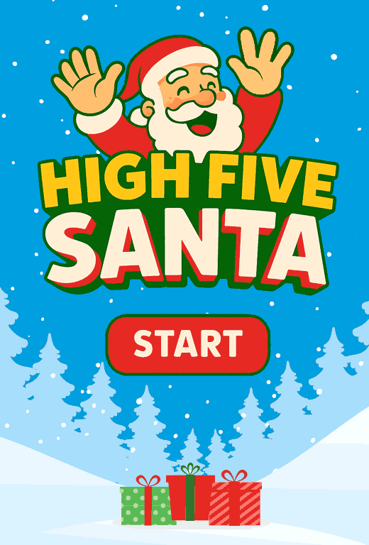 High Five Santa title screen